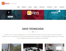 Tablet Screenshot of davs.com.br